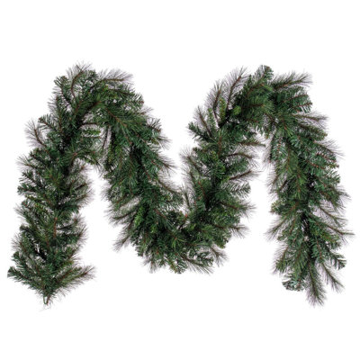 9' x 14" Brighton Pine Artificial Garland with 250 PE/PVC Tips.