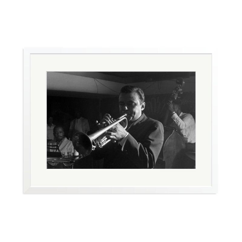 Ira Sullivan, 23" H x 31" W, White