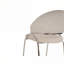 Chaise d'appoint Ruby Modern Contemporary pour adultes, assise en tissu d'ameublement beige avec métal robuste et amp; Pieds en acier-730548442-730548441