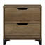 Table de chevet 2 tiroirs Norcross-724450010