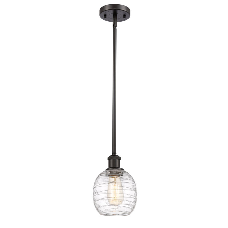 Luminaire suspendu sphère 1 lumière Amila, Bronze frotté à l'huile