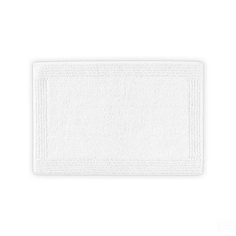 1 tapis de salle de bain réversible 100% coton touffeté à 3 000 g / m² 24 po x 60 po, Simple - L 60 po x l 24 po