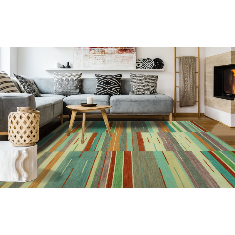 Brannick Wool Striped Indoor Rug