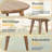 Zaryna Solid Acacia Wood Patio Side Table