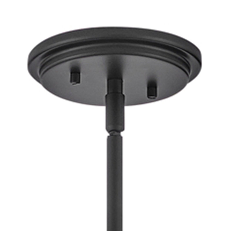 Arti 15-in Pendant Light with On/Off switch, Black