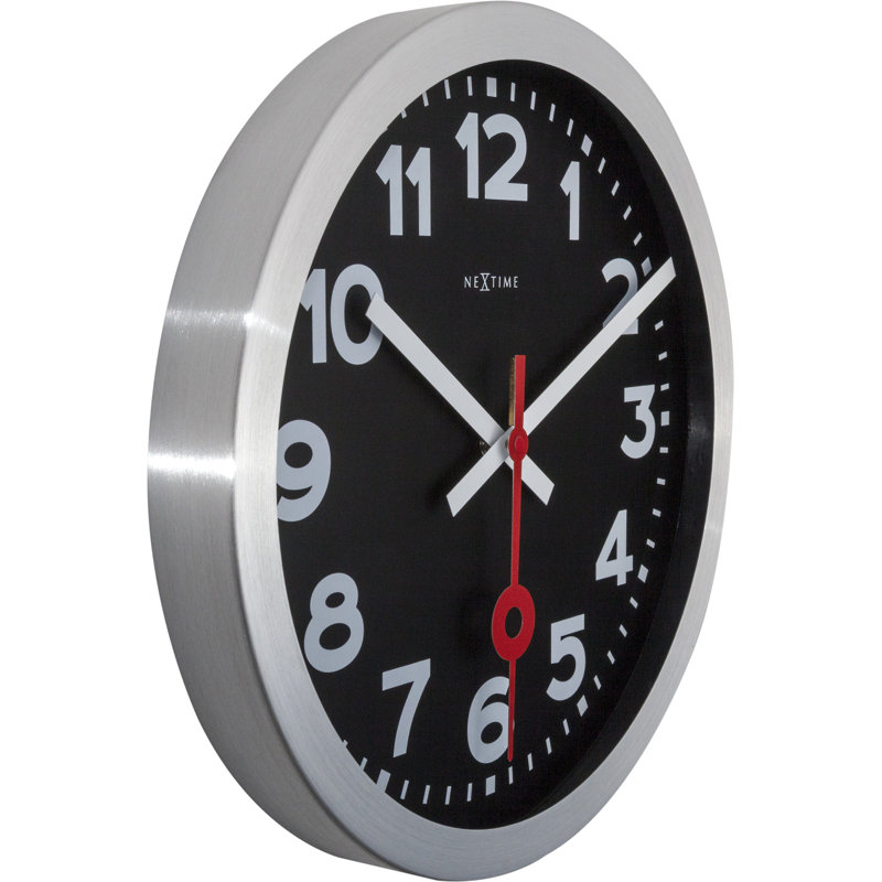 Metal Wall Clock, 35cm H x 35cm W x 4.5cm D