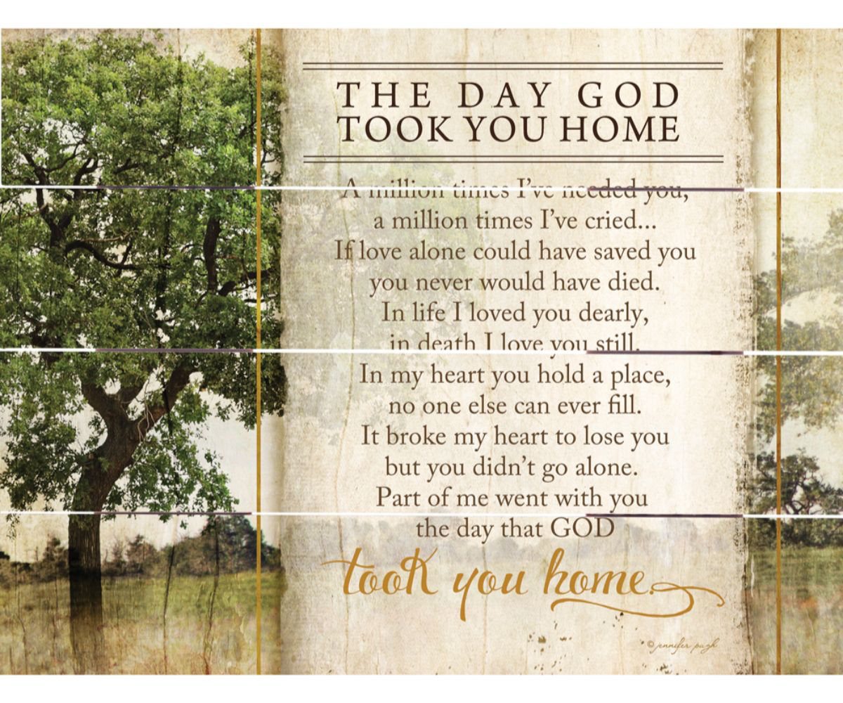 Winston Porter The Day God Took You Home Wall Décor & Reviews | Wayfair