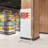 Retail Display Stand With T-Base And Wheels-271765149
