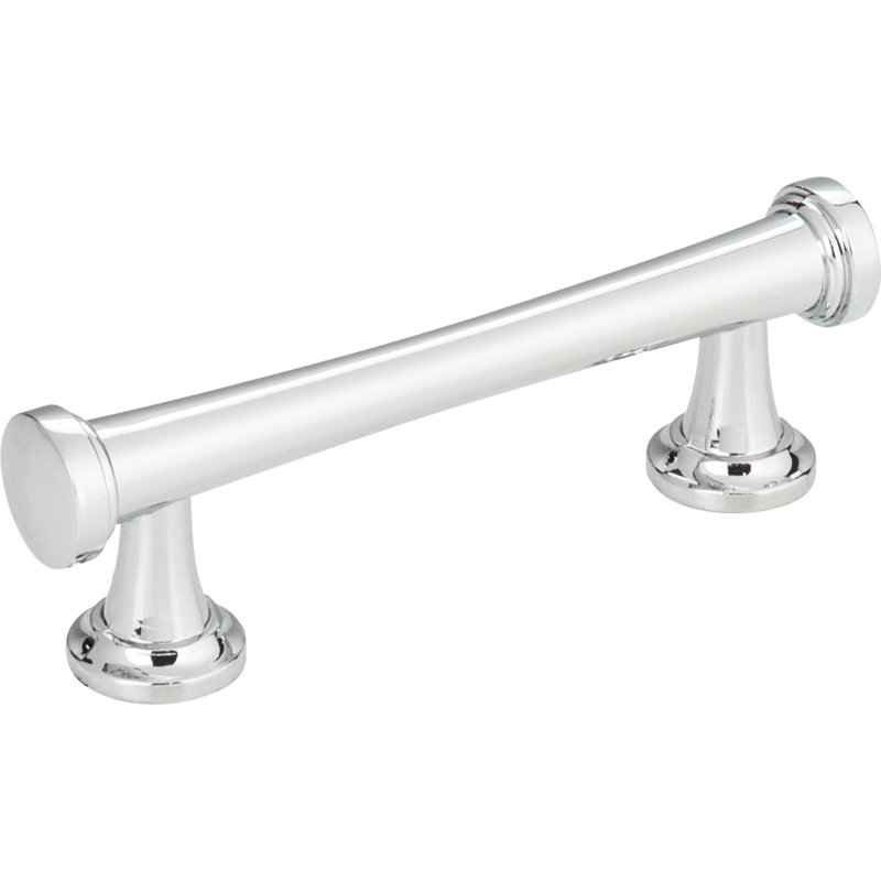 Polished Chrome 3" Bar Pull with Mounting Hardware