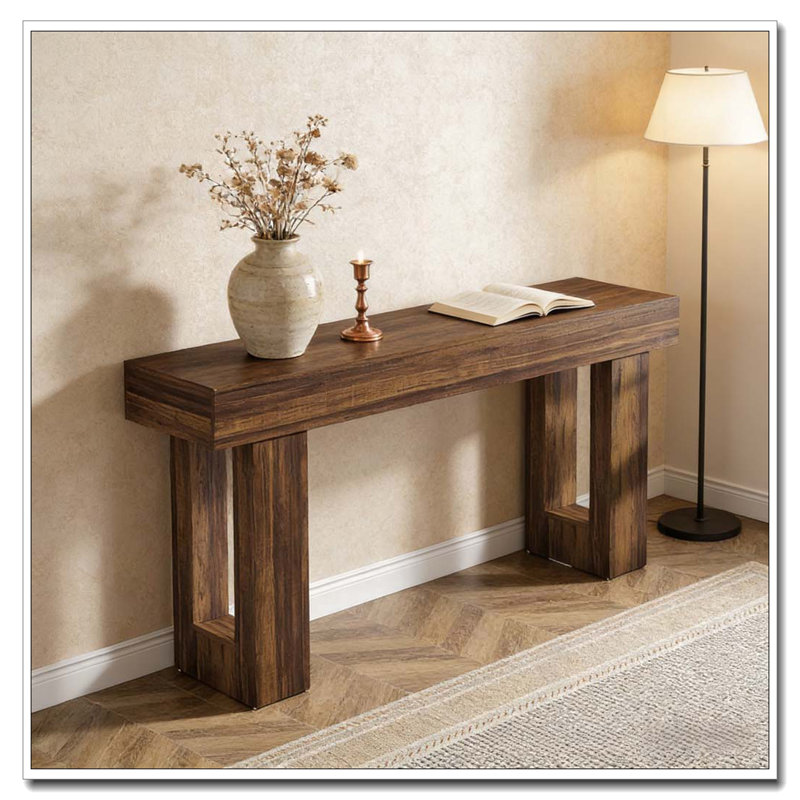 Console, Brun rustique