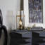 Porte-bougie abstrait moderne en métal-1399909508