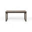 Table de salle à manger d'extérieur extensible en bois d'acacia, gris