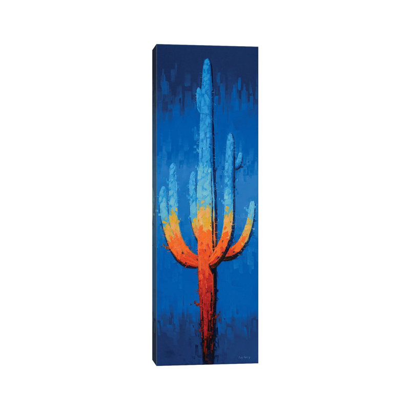 Blue Jazz Fusion by Cody DeLong - Wrapped Canvas Panoramic Gallery-Wrapped Canvas Giclée, 30.48 cm H x 91.44 cm W x 1.91 cm D