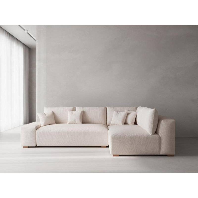 Canapé modulaire California, Mélange de polyester ivoire Nevis