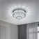 2-Light Round 30cm Elegant Crystal Ceiling Light