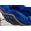 Chaise berçante d'extérieur en rotin
