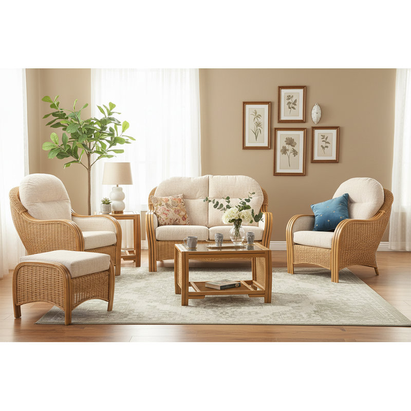6 Piece Conservatory Sofa Set