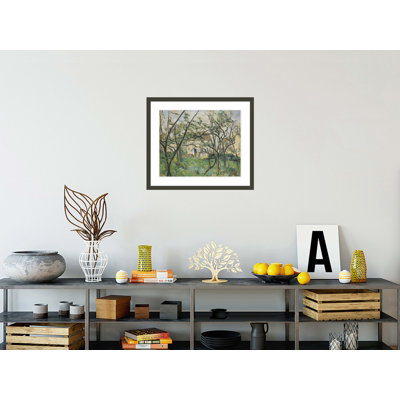 «House in the Country» par Paul Cézanne, impression giclée encadrée