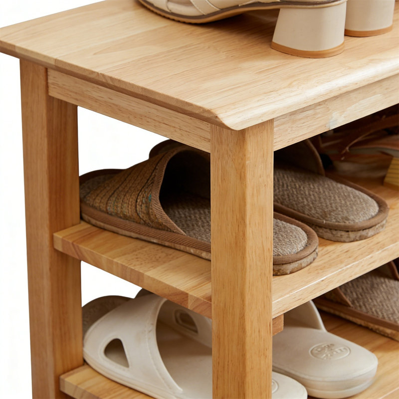 Premium Wooden Shoe Cabinet For Home, 31.5" H x 16.5" W x 11.8" D