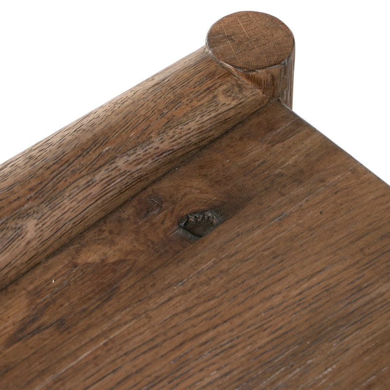Glenview Solid Wood End Table, Weathered Oak