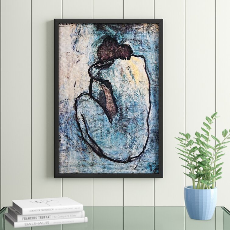 The Blue Nude (Seated Nude) by Pablo Picasso - Picture Frame Print