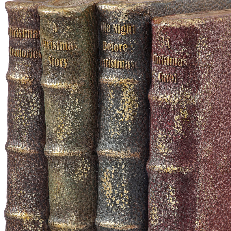 6.5" Resin Antique Book Stack