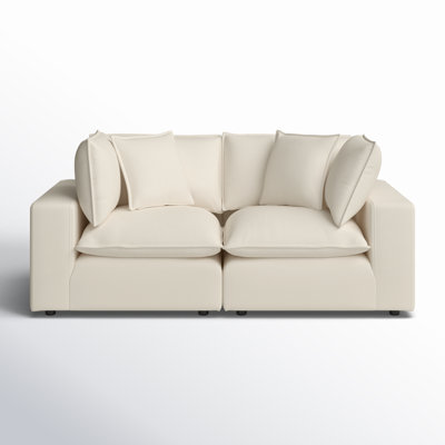 Ellaria 80" 2 - Piece Modular Loveseat 