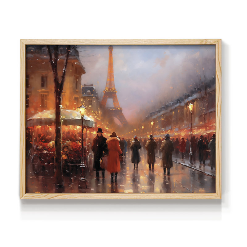 «Chirstmas Art» - CDxx - Reproduction encadrée - Restickable, H 8 po x l 10 po, Naturel