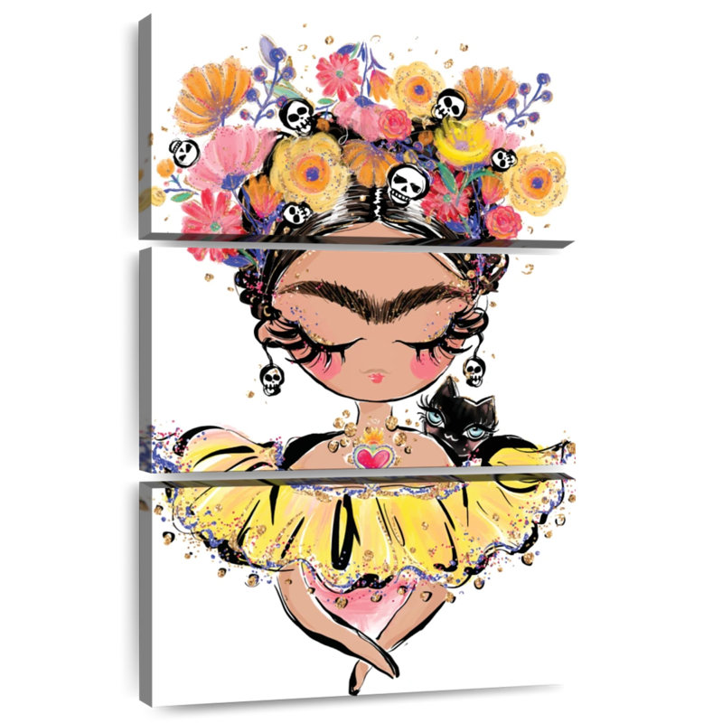Caricature de Keiraleigh, Frida Kahlo, H 50 po x l 32 po