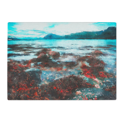 Tempered Glass Hjorungavag in Norway Chopping Board