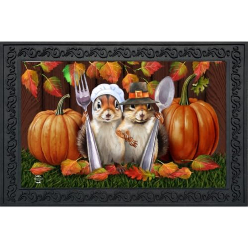 Paillasson Thankful Chipmunks