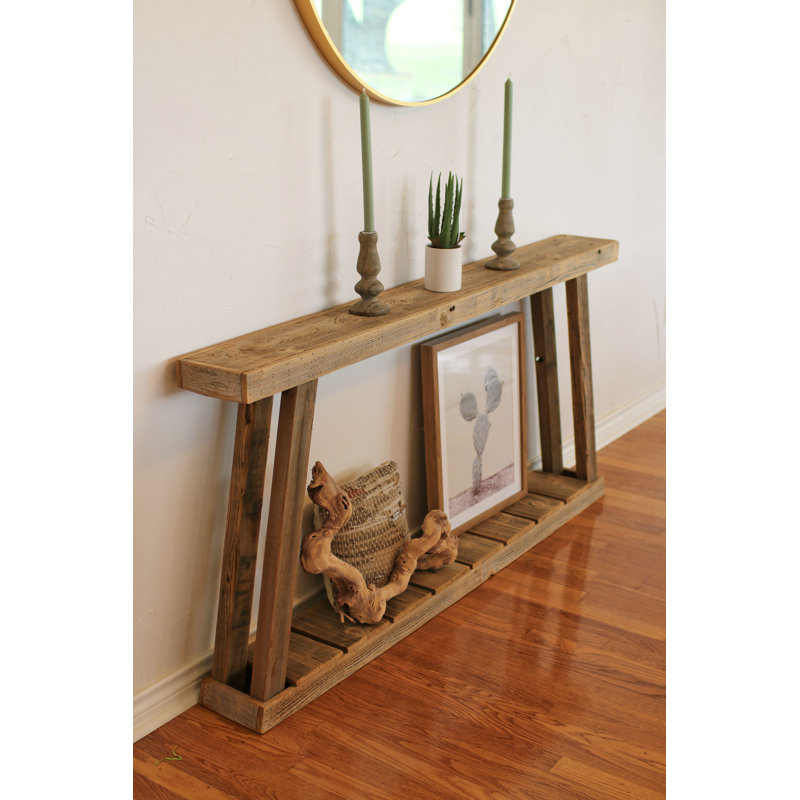 Console en bois massif 60 po Taela