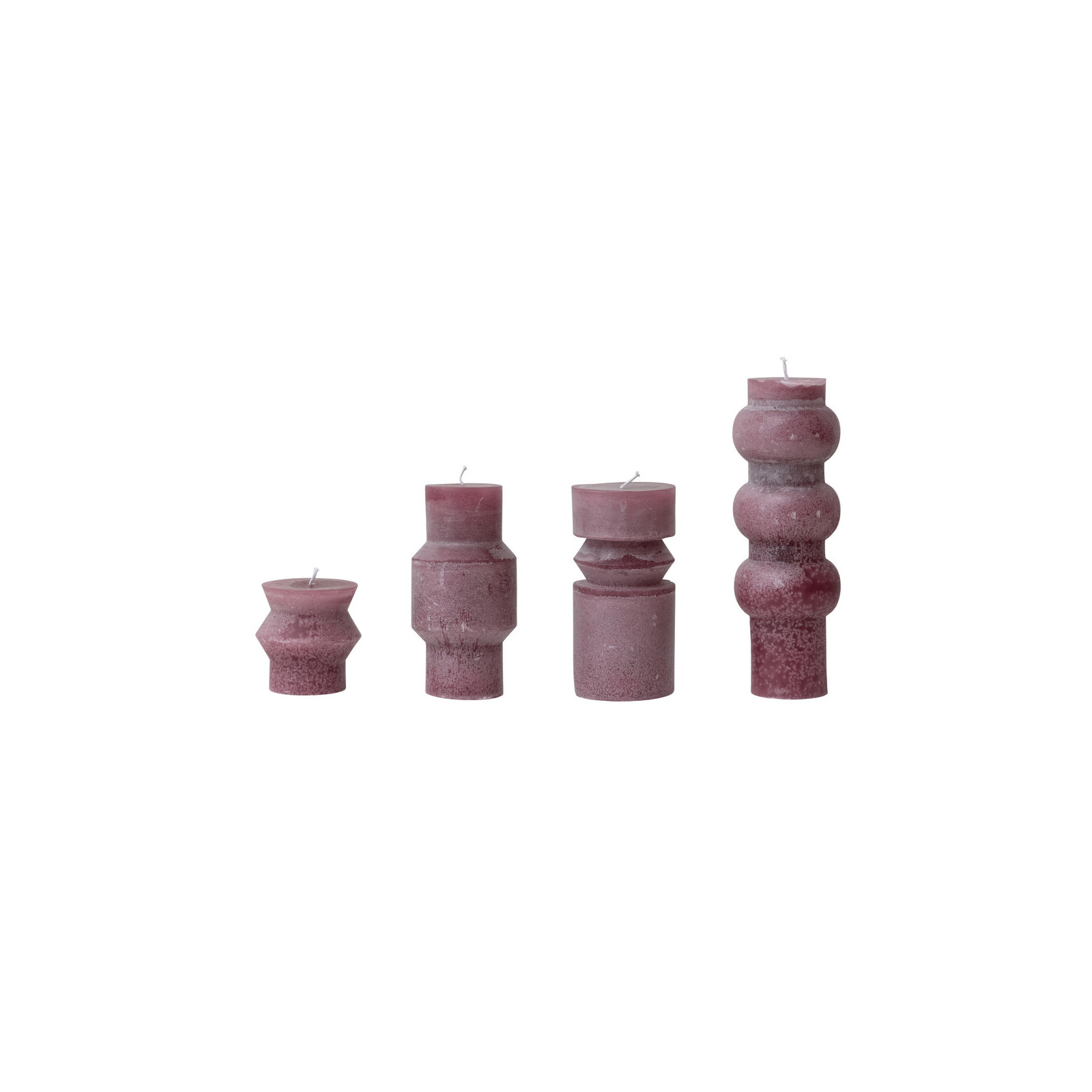 Unscented Totem Pillar Candle, Purple