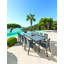 Kalem Rectangular Extendable Outdoor Dining Table - 216 cm W 115 cm D