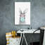 Toile épique Graffiti «Bubble Gum Bunny» par Rachel Nieman, 18 po x 26 po