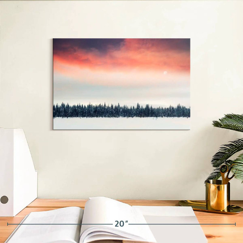 Harnek Red Cloud Pine Trees, 8" H x 12" W