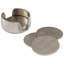 Aluminum Round Coaster Set With Holder-1658159216