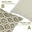 Housse de coussin Art Fab Fabine - Imprimés floraux sur lin doux, Vashundra-109623987-109623984-109623976