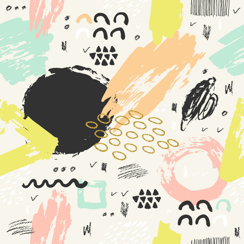 Panneau de papier peint, L 18,75 po x l 25 po, Vinyle
