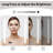 Arneson LED Aluminum Two-Door Medicine Cabinet with Mirrored Doors, Adjustable Shelves, Adjustable Color Temperature & Brightness, Anti-Fog Function, Built-in Display for Date, Time, and Temperature-1177241562