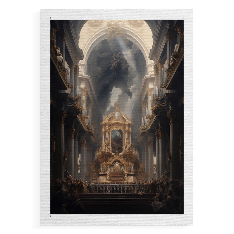 Série Religious L - reproduction sur toile de qualité supérieure seulement - non encadrée - prête à être accrochée