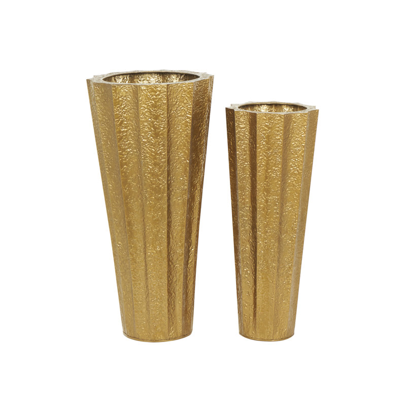 Ensemble de grands vases en métal Xzayden