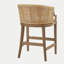 Tabouret de bar en saule tissé à la main d'une hauteur de 25 po
