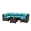 Canapé modulaire en U 7 pièces avec coussins Hanshaw-763930761
