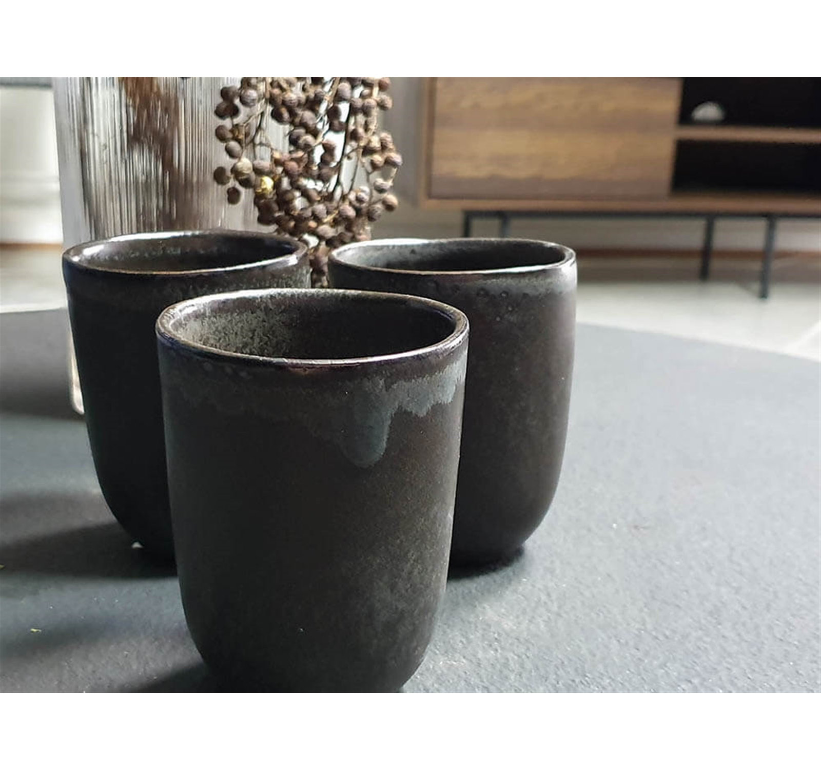 Ceramic Espresso Cup, Brown