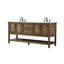 Ensemble de meuble-lavabo double 72 po Bonsai-73359978