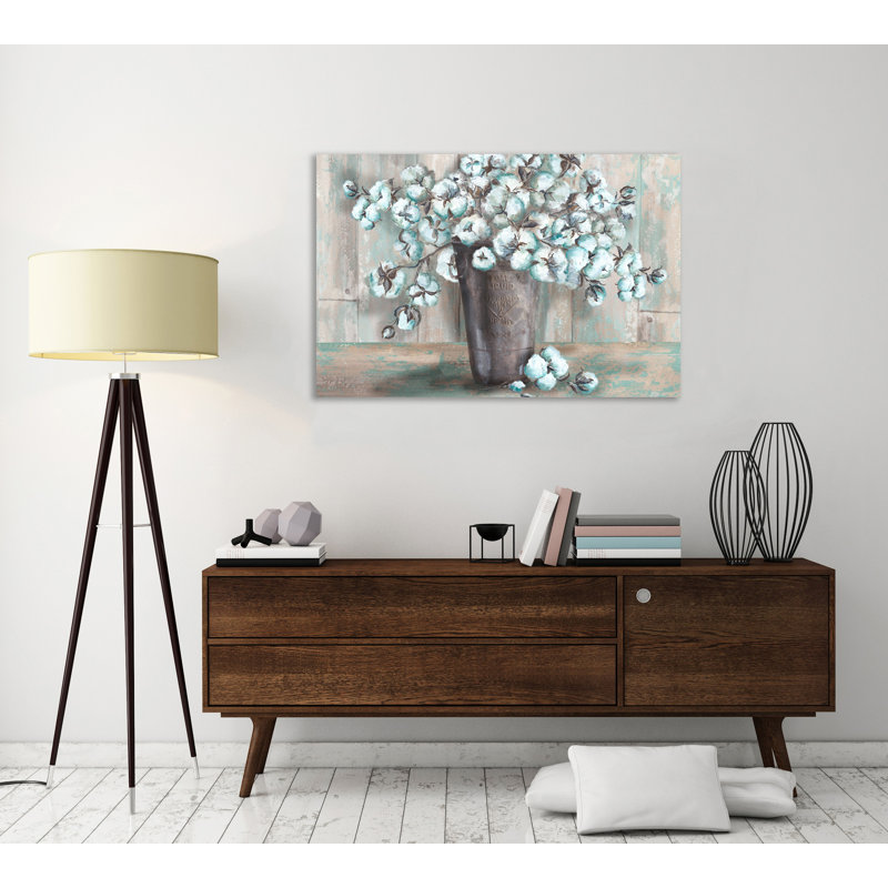 «Farmhouse Cotton» par Tre Sorelle Studios, reproduction sur toile, 24 po x 36 po