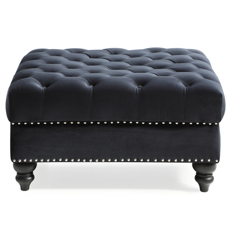 Repose-pieds noir élégant Elegant For Living