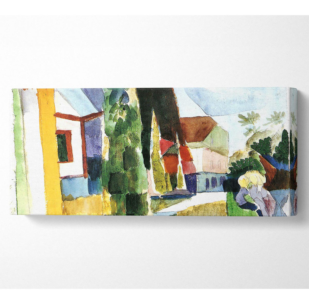 August Macke Unser Garten am See 5 - Kunstdrucke auf Leinwand