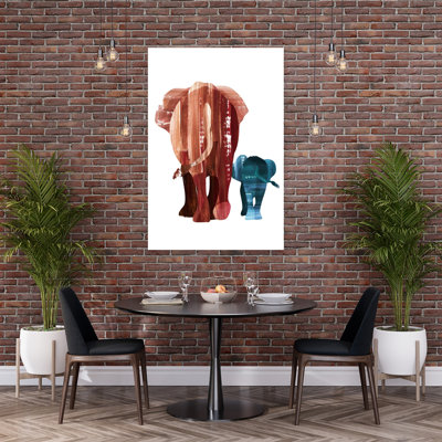 A Walk Together Contemporary Wall Art Print by Goed Blauw - Print